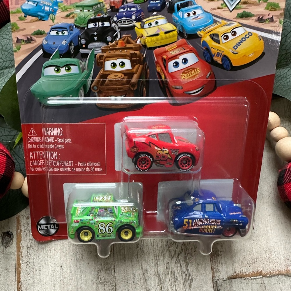 Disney Pixar Cars Mini Racers 3-Pack - Picture 3 of 3